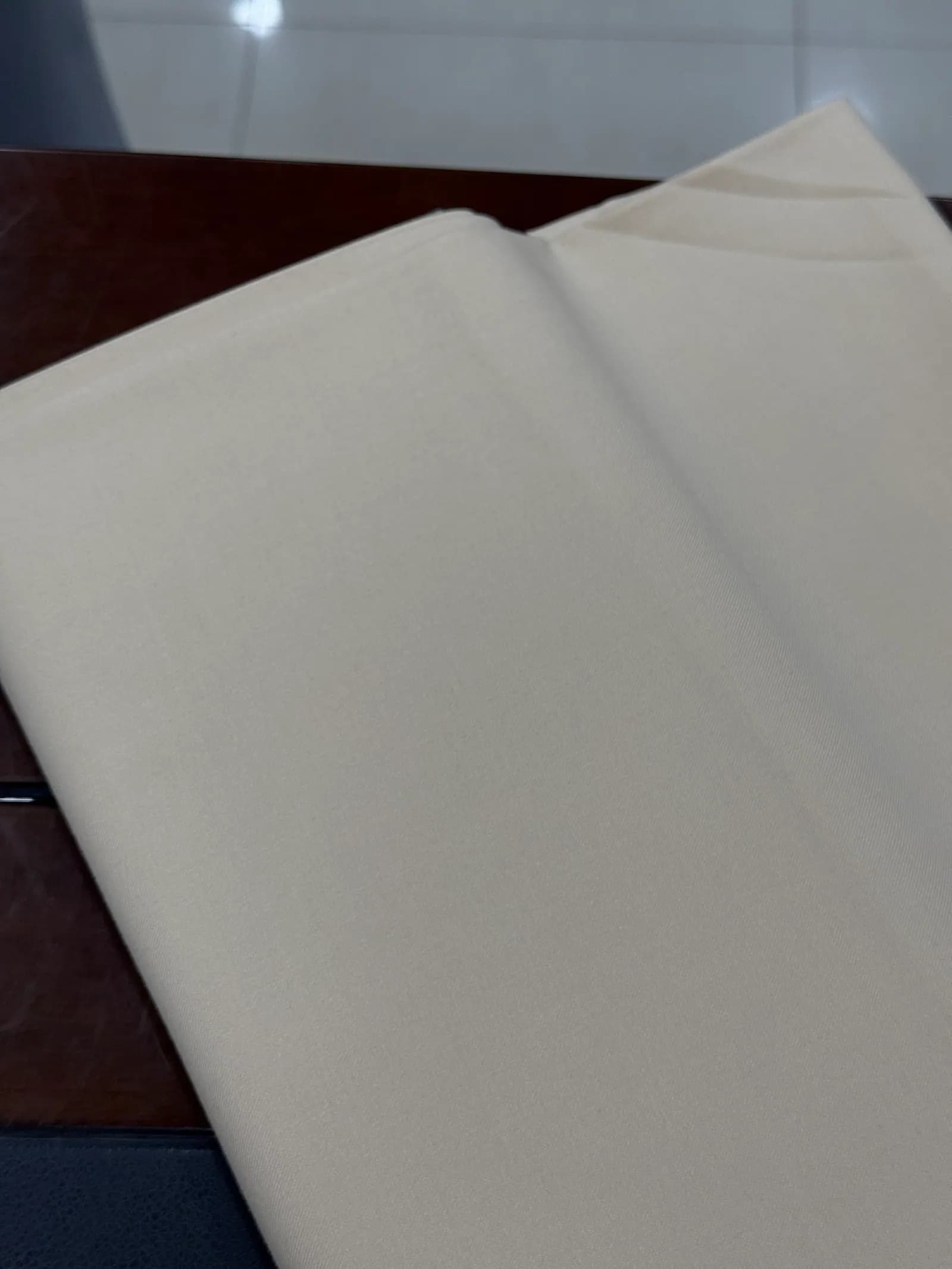 Soft cream ZA Creation fabric detail